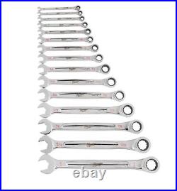 Milwaukee 48-22-9416 SAE Combination Ratcheting Wrench Mechanics Tool Set