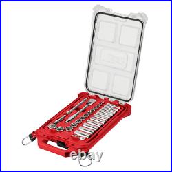 Milwaukee 48-22-9481 3/8 28pc Ratchet and Socket Set in PACKOUT SAE