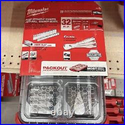 Milwaukee 48-22-9482 3/8 Ratchet Metric Socket Set with PACKOUT Case 32pc