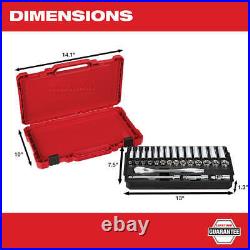 Milwaukee 48-22-9508 3/8-Inch Drive Durable Metric Ratchet and Socket Set 32pc