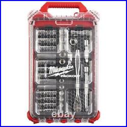 Milwaukee Mechanic Tool Set 3/8 Inch Drive SAE Ratchet Socket Packout Case 32 Pc