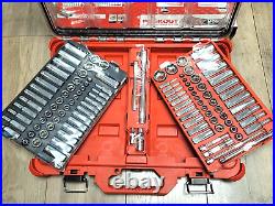 Milwaukee Packout 106pc 1/4 & 3/8dr Master Socket Tool Set SAE & MET #48-22-9486