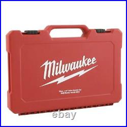 Milwaukee Ratchet Socket Mechanics Tool Set 1/4 in with 9in Extended Ratchet 51-Pc