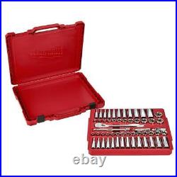 Milwaukee Ratchet Socket Mechanics Tool Set 3/8 in with Combination Wrenches 70-Pc