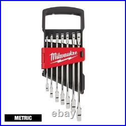 Milwaukee Ratchet and Socket Mechanics Tool Set 3/8 in Combination Wrenches