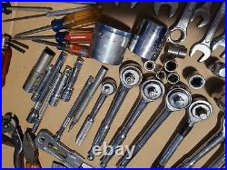 Mixed Lot Of Used Tools Craftsman, Stanley & Others, Ratchet, Sockets & Some USA