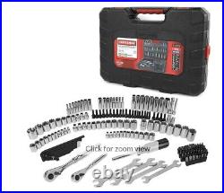 NEW Craftsman 165 pc. Mechanics Tool Set Standard Metric Socket Ratchet Case