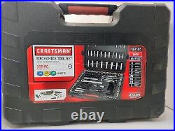 NEW Craftsman 165 pc. Mechanics Tool Set Standard Metric Socket Ratchet Case