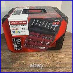 NEW Craftsman 320-Piece Mechanic Tool Set with Case. Ratchet Sockets Wrenchs