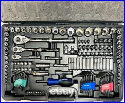 NEW Duralast 1/4,3/8,1/2 Drive 180pc Mechanic's Tool Set