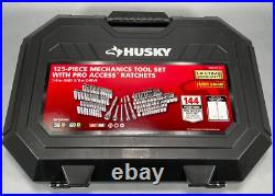 NEW Husky 125pc SAE/MM Mechanics Tool Set with Pro Access Ratchets (1004 251 511)