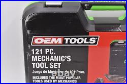 OEM Tools 121 Piece Mechanic's Tool Set with Hard Chrome Finish