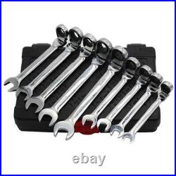 Ratchet Wrench Tool Set Car Repair Chromium Vanadium Steel Keys Double End Kits