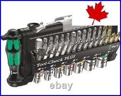 Ratchet and Socket Set with Tool-Check Plus BITS Assortment