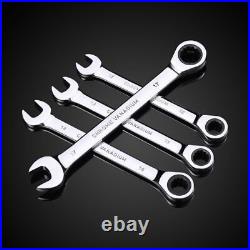 Ratcheting Combination Wrench Metric Hand Tool Universal Wrenches Spanner New