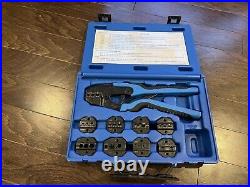SG Tool Aid 18980 Ratcheting Terminal Crimping (Quick Change w 9 Die Sets) NEW