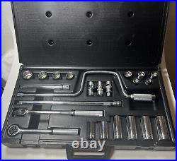 SK tool set 3/8 Drive SAE 23 Piece, With Case! Complete And Never Been Used