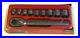 Snap-On Tools New 10 pc 3/8 Drive 12-Pt SAE Flank Drive Low Profile Ratchet SET