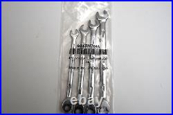 Snap-on Tools NEW SOXRM704A 4 Pc Metric 0° Non-Reversing Ratcheting Wrenches