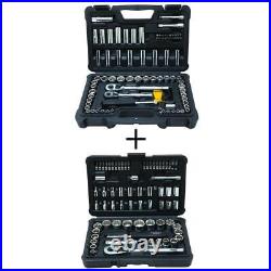 Stanley Mechanics Tool Set 97Pc Full Polish SAE Metric Bonus 68Pc Mechanic Tools