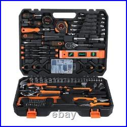 TOPSHAK TS-CH2 168 Piece Socket Wrench Auto Repair Tool Mixed Tool Set Toolbox