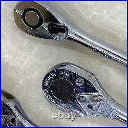 TOYOTA Motor Ratchet Wrench OEM Mechanic Car Hand Tool Set of 4