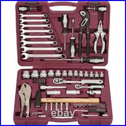 Thorvik 1/4, 1/2 DR Universal tool set, 72 Piece Mechanics, Garage & Household