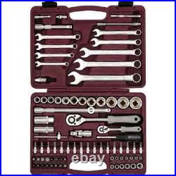 Thorvik 1/4, 1/2 DR Universal tool set, 82 Piece Mechanics, Garage & Household