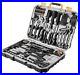 Tool Kit Set Box for Home Household with Drill Wrench Socket Basic Hand Tools