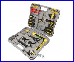 Tool Set 400 Pieces Case Screwdrivers Keys Pliers Wrenches Caps Ratchet Cutters