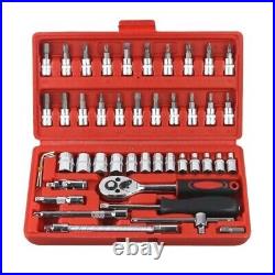 Tool kit ratchet hexagon socket wrench auto repair motorcycle tool set