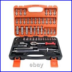 Tool set 53 Piece/Set of Car Repare 1/4-Inch Socket Set Car Repair Tool Ratchet