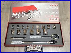 Urrea Tools 19pc 1/2 dr Socket & Ratchet Set 3/8 to 1-1/4 withBox Mexico #54122