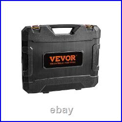 VEVOR Impact Sockets Set 90pcs 6-Point 3/8in Drive Bit Ratchet Tool Kit Case