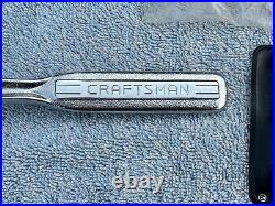 Vintage Sears Craftsman 40 Piece Mechanics Tool Set 3/8 Ratchet Wrench In Box