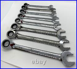 Westward Tools SAE Ratcheting OFFSET Combination WRENCH Set Lot Reversible Rack